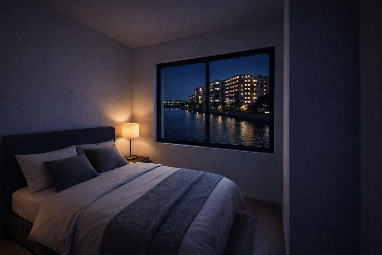 LUMINA 北赤羽 bedroom night view